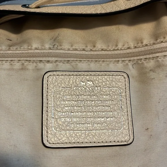 Coach Bucket Navy Blue Bag - Picture 15 of 16